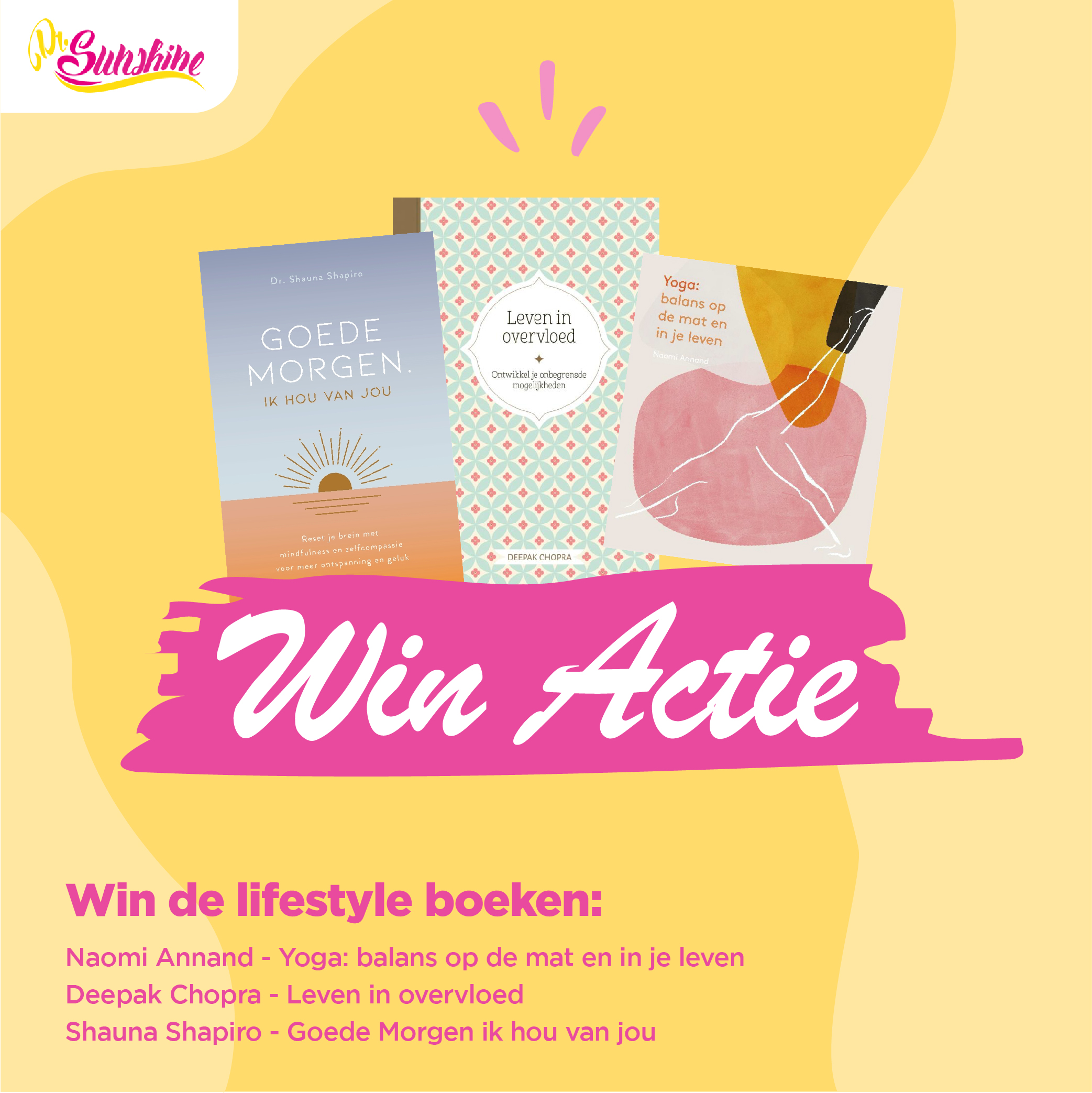 Winactie win 3 lifestyle boeken Dr. Sunshine I Platform voor fitheid